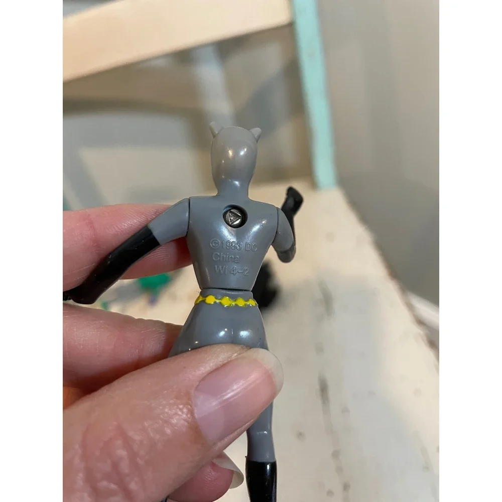Vintage DC Marvel Action Figure Lot Batman Spider-Man Batgirl‎ Riddler 90s Toys